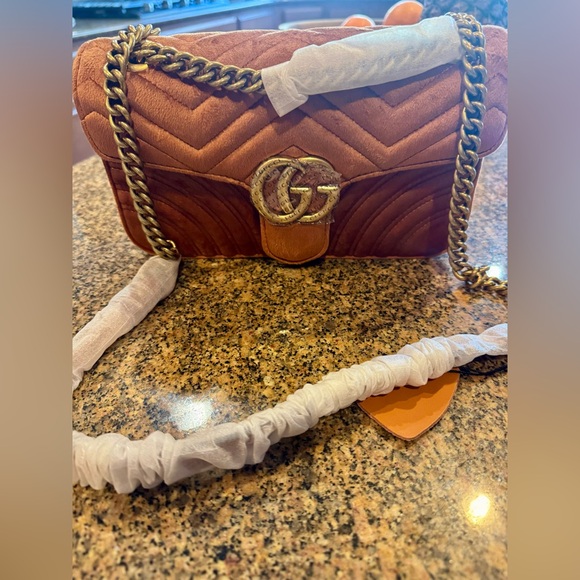 NO BRAND Handbags - Suede Orange 🍊 Bag Crossbody Bag